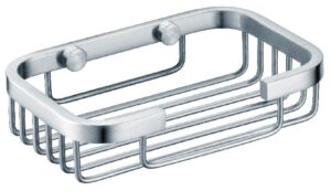 JABONERA RECTANGULAR PEQUEÑA INOX SATINADO