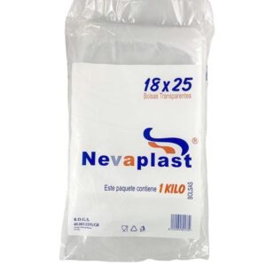 BOLSA MERCADO 18X25CM TRANSP. 1KG