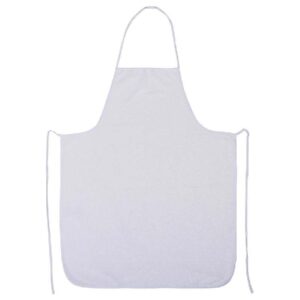 DELANTAL PETO PVC FORRADO ALGODÓN BCO. 70X90CM