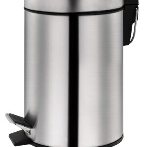 PAPELERA C/PEDAL INOX 3L