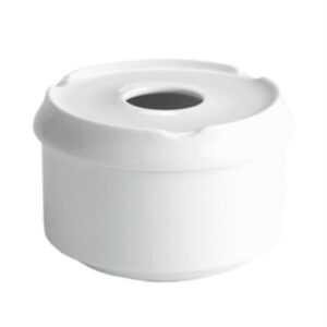 CENICERO AGUA PORCELANA BLANCO 11CM