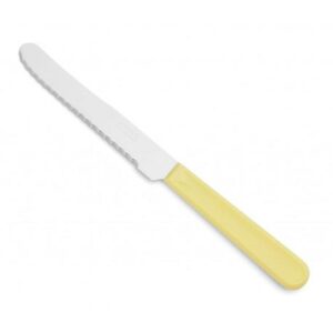 CUCHILLO MANGO PLÁSTICO AMARILLO