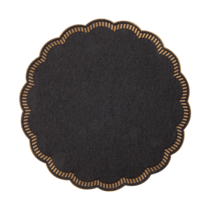POSAVASOS NEGRO 9CM 250U