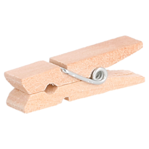 MINI PINZA MADERA 3.5CM 100U