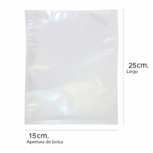 BOLSA ENV. VACÍO 15X25CM 100U