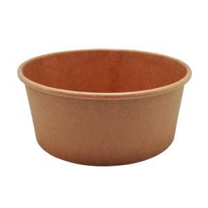 ENVASE ENSALADA CARTÓN KRAFT REDONDO 550ML 50U