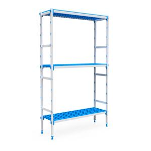 ESTANTERÍA VENTILADA 3 NIVELES 130X40CM
