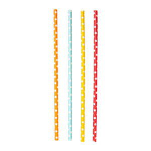 SORBETE PAPEL RECTO TOPOS 0,6X21CM 250U