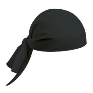 GORRO COCINA BANDANA PIRATA NEGRO