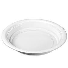 PLATO HONDO PLÁSTICO 20,5CM 100U