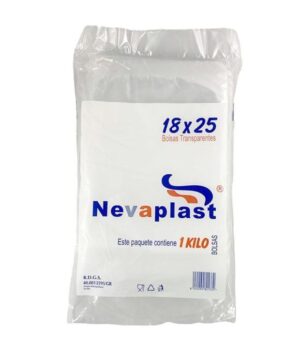 BOLSA MERCADO 18X25CM TRANSP. 1KG