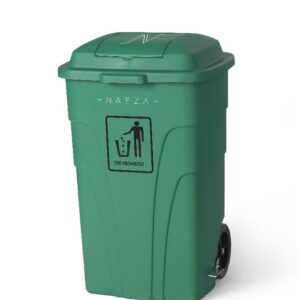 CONTENEDOR C/PEDAL DOBLE APERTURA COLORES 120L