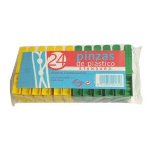 PINZA ROPA PLÁSTICO 24U
