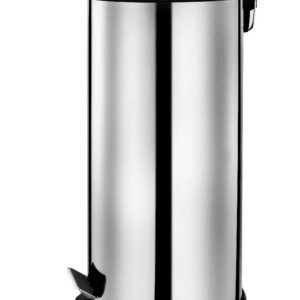 PAPELERA C/PEDAL BRILLO 30L