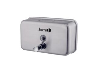 DISPENSADOR GEL ACERO INOX. HORIZONTAL 1L
