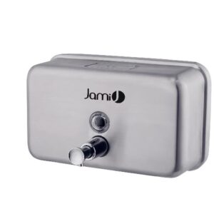 DISPENSADOR GEL ACERO INOX. HORIZONTAL 1L