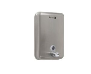 DISPENSADOR GEL ACERO INOX. VERTICAL 1L