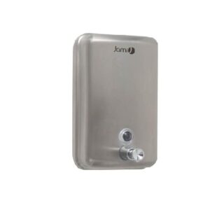 DISPENSADOR GEL ACERO INOX. VERTICAL 1L