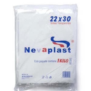 BOLSA MERCADO 22X30CM TRANSP. 1KG
