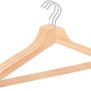 PERCHA MADERA NATURAL SET 3U