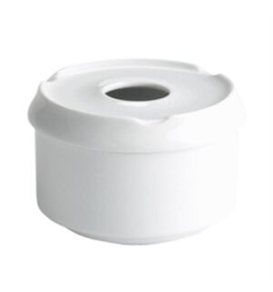 CENICERO PORCELANA AGUA BLANCO Ø11CM