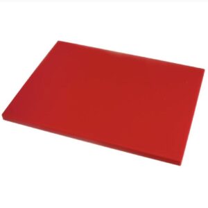 TABLA DE CORTE POLIETILENO 50X30X2CM ROJA