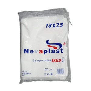 BOLSA MERCADO 18X25CM BLANCA 1KG