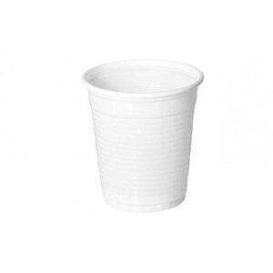 VASO PLÁSTICO BCO 100ML 100U