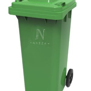 CONTENEDOR C/RUEDAS COLORES 120L