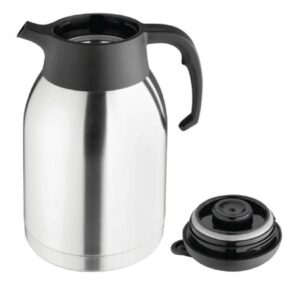 JARRA TERMO INOX BOTÓN ROJO 2L