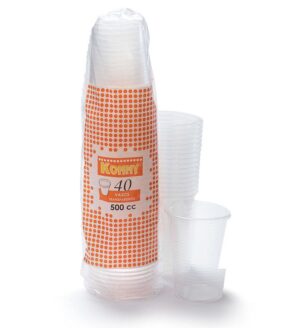 VASO PLÁSTICO IRRO PP KONNY 500ML 40U
