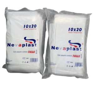 BOLSA MERCADO 10X20CM TRANSP. 1KG