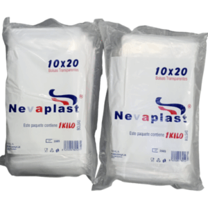 BOLSA MERCADO 10X20CM TRANSP. 1KG