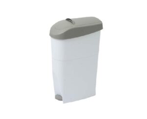 PAPELERA ASEO FEMENINO ABS BCO 18L