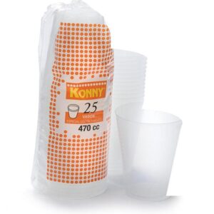 VASO PLÁSTICO REUTIL. MOJITO/SIDRA 470ML 25U