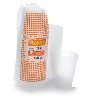VASO PLÁSTICO REUTIL. MOJITO/SIDRA 470ML 25U