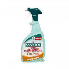 LIMPIADOR DESINFECTANTE COCINA SANYTOL PULV. 750ML