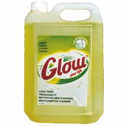 LIMPIADOR MULTIUSOS GLOW LIMÓN 5L