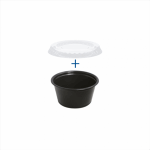 TARRINA + TAPA SALSA NEGRA 60ML 50U