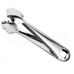PINZA HIELO CON ABRIDOR INOX 18,5CM