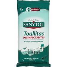 TOALLITAS DESINFECTANTE SANYTOL 30U
