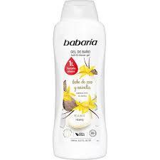 GEL BAÑO BABARIA COCO Y VAINILLA 1L