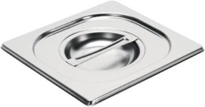 TAPA CUBETA INOX 1/6 GN GNL16000