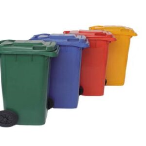 CONTENEDOR C/PEDAL COLORES 240L