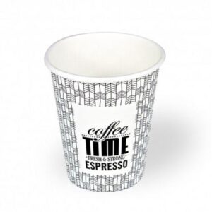 VASO CARTÓN COFFEE TIME 4OZ SN 120ML 50U