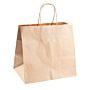 BOLSA PAPEL KRAFT ASA RETORC. 26+17X24CM 250U