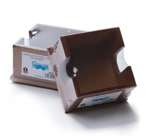 DISPENSADOR SERVILLETAS MADERA 20X20CM