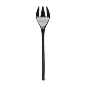 MINI TENEDOR NEGRO  APERTITIVO 200U