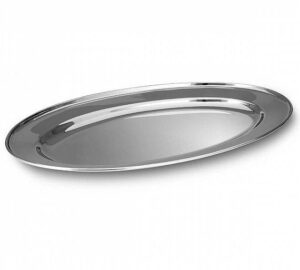 BANDEJA OVAL INOX 45CM