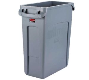 PAPELERA SLIM JIM GRIS SIN TAPA 60L